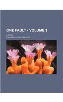 One Fault (Volume 3); A Novel: (English)