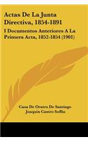 Actas De La Junta Directiva, 1854-1891