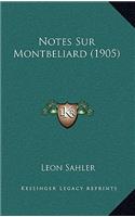 Notes Sur Montbeliard (1905)