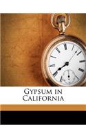 Gypsum in California