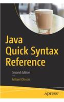 Java Quick Syntax Reference