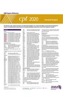 CPT 2020 Express Reference Coding Card: General Surgery