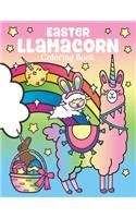 Easter Llamacorn Coloring Book