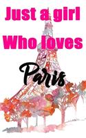 Paris Girl Travel Notebook Journal