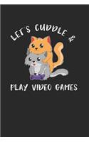 Cat Gamer Notebook - Player Journal Planner: Video Games Computer Console Organizer For Men Women Kids Dot Grid