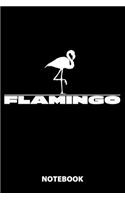 Flamingo Notebook: 100 Lined Pages - 6X9 Inches - Sketchbook - Diary - Journal - For Men And Women - Christmas Or Birthday Gift For Him And Her - Funny Gift Idea - For