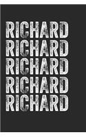 Name RICHARD Journal Customized Gift For RICHARD A beautiful personalized: Lined Notebook / Journal Gift, Notebook for RICHARD,120 Pages, 6 x 9 inches, Gift For RICHARD, Personal Diary, RICHARD, Personalized Journal, Family