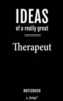 Notizbuch für Therapeuten / Therapeut / Therapeutin