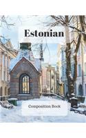 Estonian Composition Book