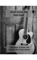 Guitar Tab Note book