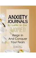 Anxiety Journals To Write In For Women - Reign In And Conquer Your Fears