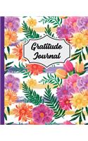 Gratitude Journal: Spring Floral Gratitude Journal - 120 Pages