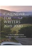 Calendar for Writers 2019-2020: A Two-Year Notebook for Your Creative Writing