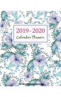 Two Year 2019-2020 Calendar Planner: Two Year - Daily Weekly Monthly Calendar Planner 24 Months January 2019 - December 2020 Purple Design