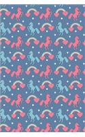 Unicorn Pattern - Mythical Creature 14: Blank Lined Notebook for Unicorn Lovers and Mythical Creatures Enthusiasts
