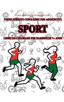 Libro da colorare per bambini di 7+ anni (Sport)