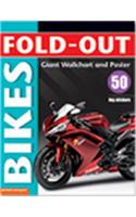 Fold-Out Poster Sticker Book: Bikes: (13 Fold-Out Poster Sticker Book)