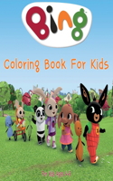 Bing Coloring Book For kids: 50 Coloring Pages For kids Ages 4-8