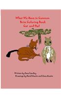 Cat and Owl: What We Have in Common Brim Coloring Book