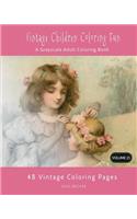 Vintage Children Coloring Fun