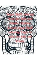 Sugar Skull Coloring Book for Kids and Adults
