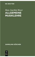 Allgemeine Musiklehre