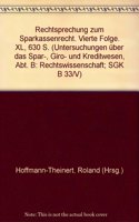 Rechtsprechung Zum Sparkassenrecht