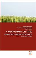 Monograph on Tribe Paniceae from Pakistan
