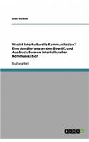 Was ist Interkulturelle Kommunikation? Eine Annäherung an den Begriff, und Ausdrucksformen interkultureller Kommunikation