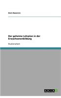 geheime Lehrplan in der Erwachsenenbildung