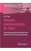 Wissenskommunikation Im Sport