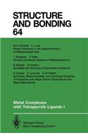 Metal Complexes with Tetrapyrrole Ligands I