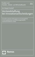 Vorstandshaftung Bei Innovationsentscheidungen