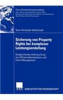 Sicherung von Property Rights bei komplexer Leistungserstellung