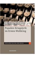 Populäre Kriegslyrik im Ersten Weltkrieg
