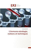L'Immuno-Sérologie, Notions Et Techniques