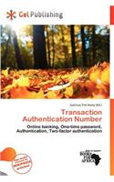 Transaction Authentication Number: (English)