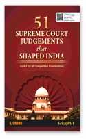 51 Supreme Court Judgements that Shaped India (In English) | Law Supreme Court of India | Important Landmark Judgement Book | for all Competitive Exams UPSC IAS Civil Services Exam Prelim & Main 2025