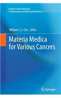 Materia Medica for Various Cancers