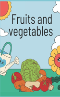 Fruits and vegetables: Basic English book