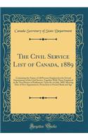 The Civil Service List of Canada, 1889