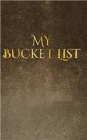 my bucket list: Bucket list Blank Journal