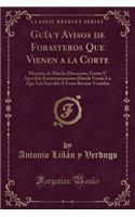 Guía y Avisos de Forasteros Que Vienen a la Corte: Historia de Mucha Diversión, Gusto U Apacible Entretenimiento Donde Verán Lo Que Les Sucedió Á Unos Recién-Venidos (Classic Reprint)