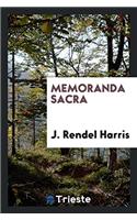Memoranda sacra