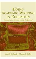 Doing Academic Writing in Education