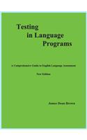 Testing in Language Programs