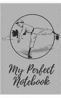 My Perfect Notebook: Notebook Sketchbook Journal with Sport Baseball Boy Perfect for Drawing Writing Doodling Painting, School Home Office; 110 Blank Pages