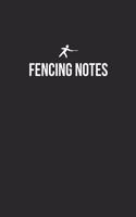 Fencing Notebook - Fencing Diary - Fencing Journal - Gift for Fencer