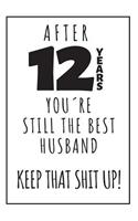 12th Anniversary Journal For Husband