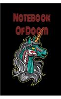 Creepy Notebook - Scary Notebook